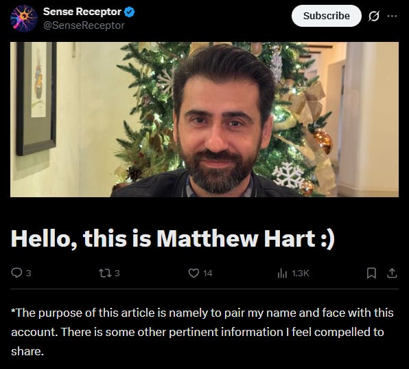 The 'Anons Bad' Chorus - Matthew Palleschi Hart, aka "Sense Receptor"